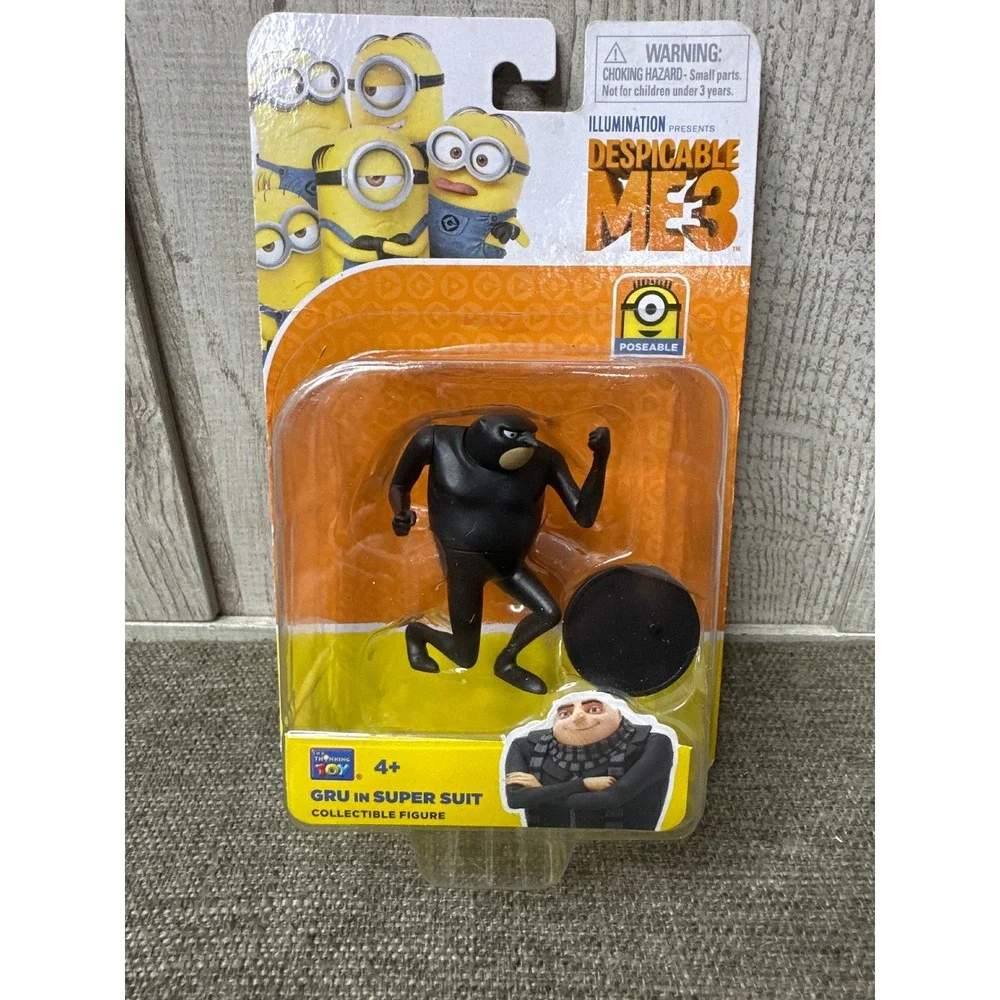 Despicable Me 3 Gru in Super Suit Thinking Toy Collectible Figure No. 20437 NEW